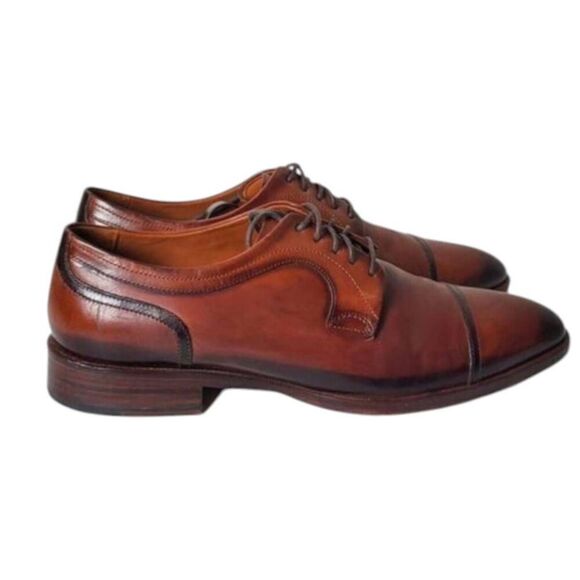 JOHNSTON & MURPHY Cormac Cap Toe Oxford Size 9.5M - Picture 3 of 5